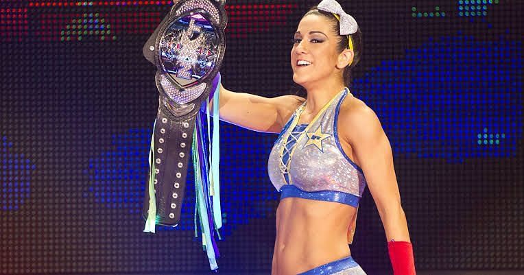 Bayley as the NXT Women's Champion